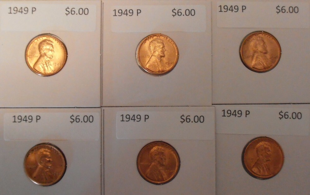 1949 P LINCOLN CENT - BU, Nice coin selected from a roll