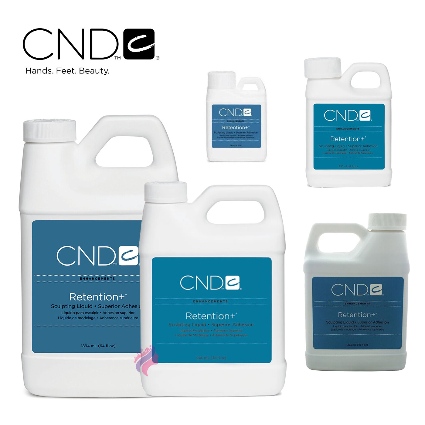 CND Retention+ Sculpting Adhesion Liquid  4, 8, 16, 32, 64 and 128 oz. You Pick