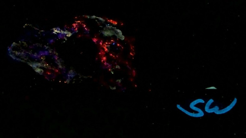 Fluorescent Calcite w some Caliche AZ Mine Specimen