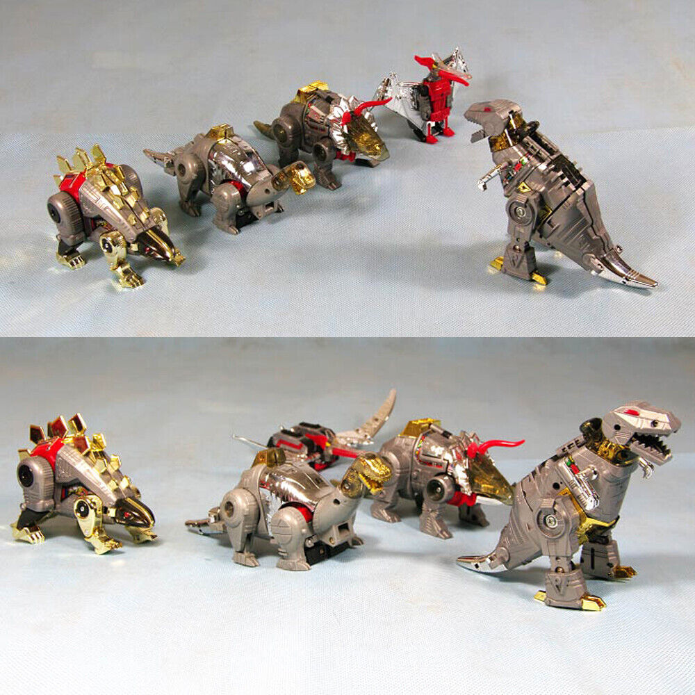 Transformers G1 Dinobots Set Grimlock Swoop Sludge Slag Snarl reissue mint MISB