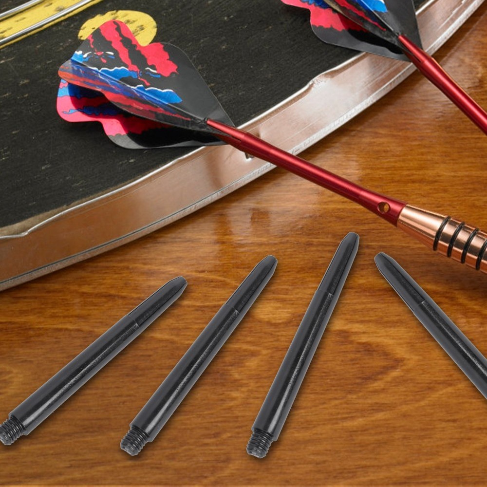100Pcs Plastic Dart Shafts for Enhanced Flight Path with 2BA Screw Thread