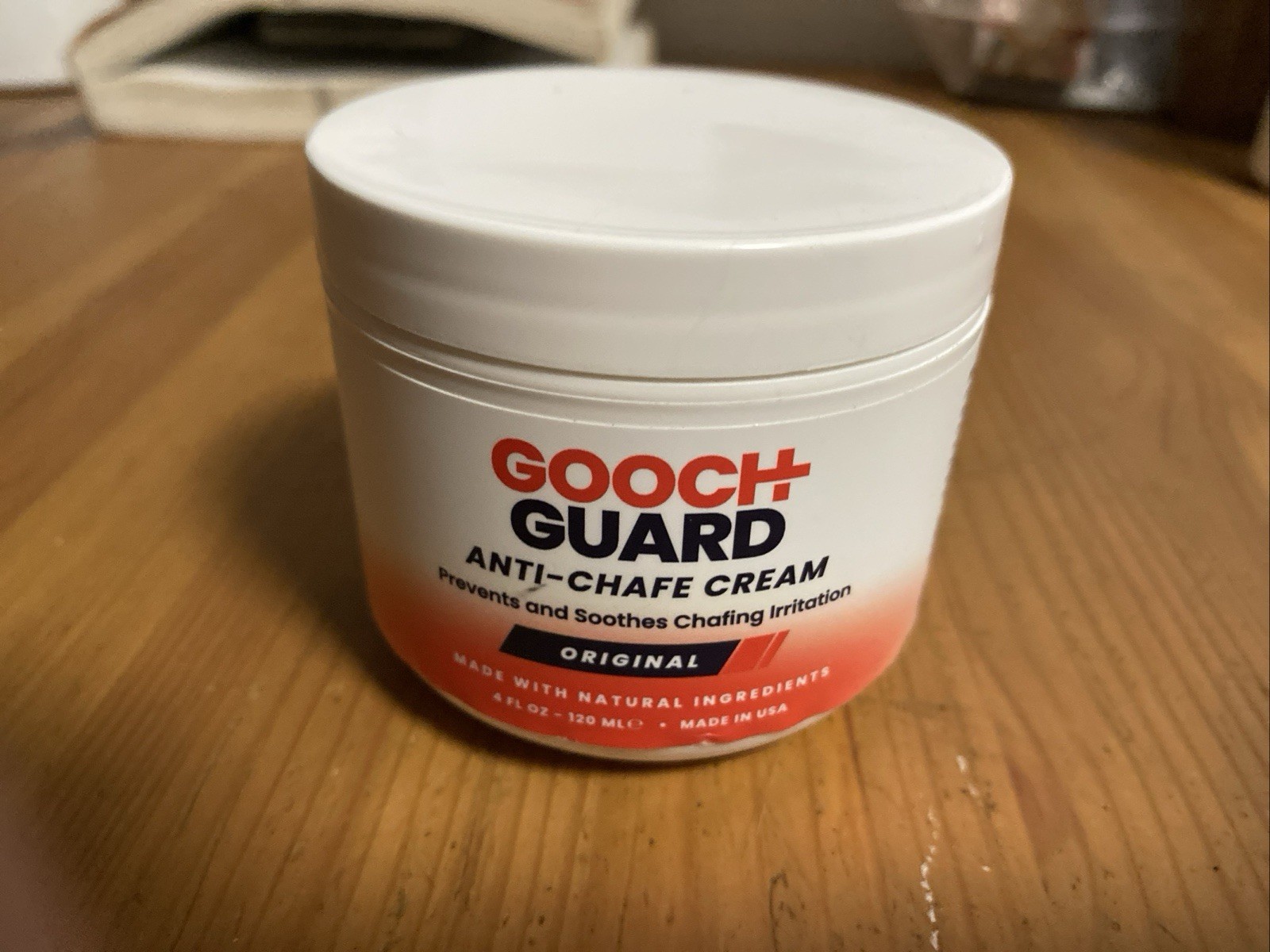2 Count Gooch Guard Anti-Chafe Cream Original 8oz Natural Paraben Free USA