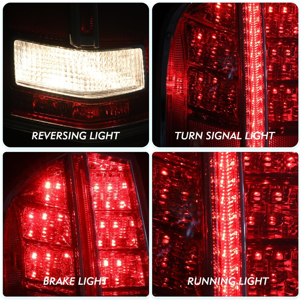 2011-2014 300 LED Tail Lights Assembly Driver Passenger Side