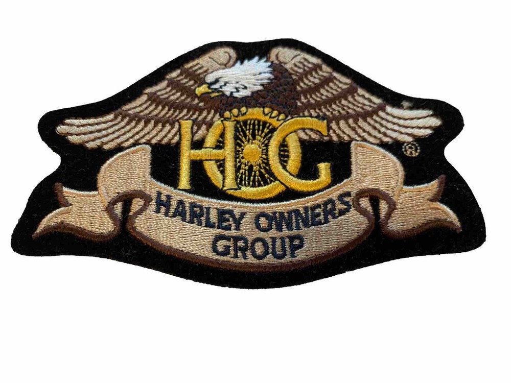 Harley Davidson Patch Owners Group 1983 HOG Eagle Vest Jacket Embroidered