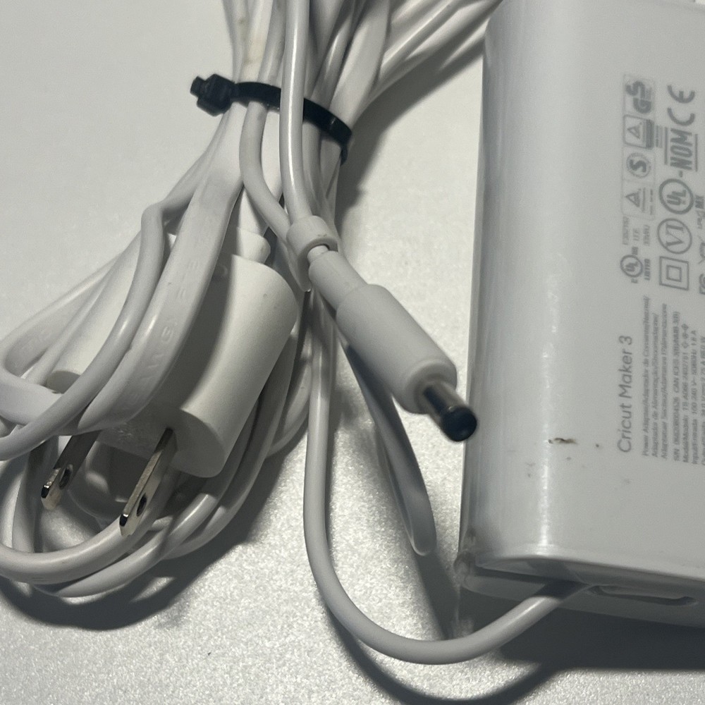 CRICUT MAKER 3 MACHINE OEM REPLACEMENT AC ADAPTER POWER SUPPLY CORD CABLE PLUG