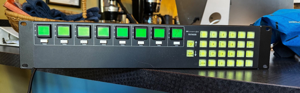 Miranda NV9608 Router Control Panel