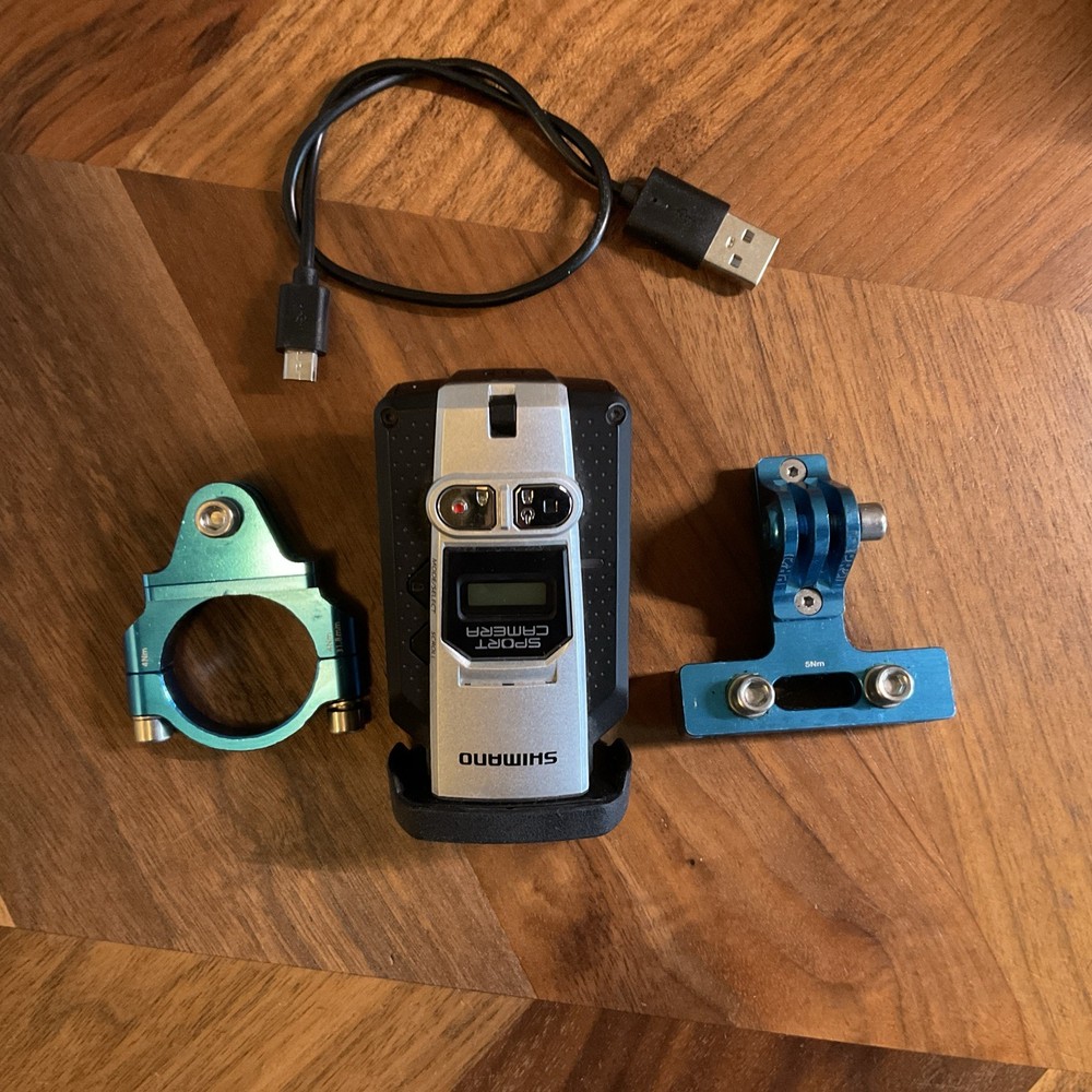 Shimano Sport Camera CM-2000 W/ Mounts Used