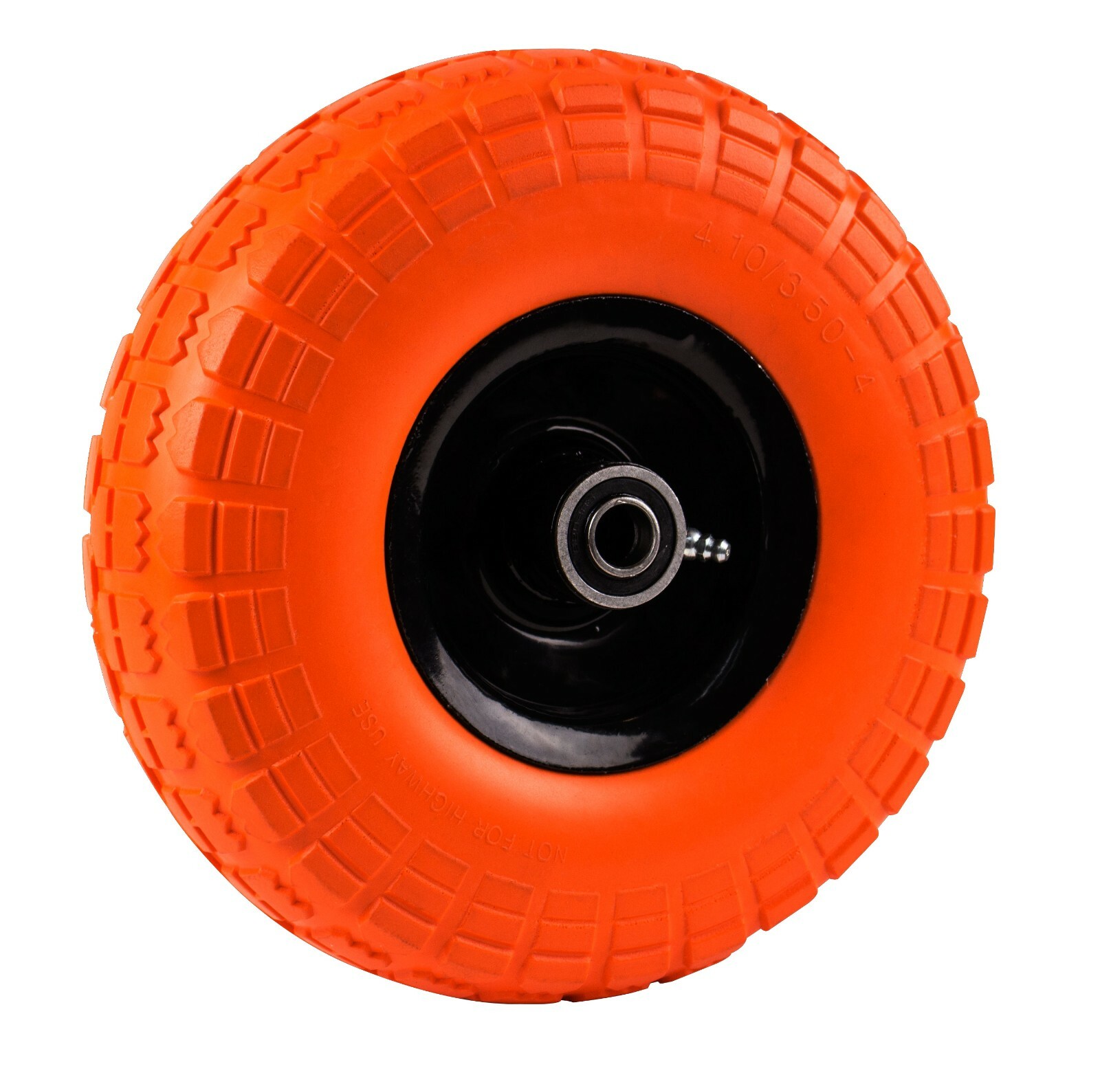 NK Heavy Duty Solid Rubber Flat Free Tubeless Hand Truck/Utility Tire Wheel, WFF