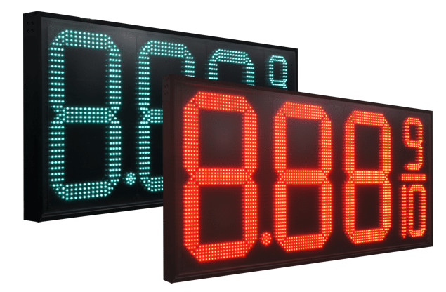 12V LED OIL GAS STATION Electronic Fuel PRICE SIGN 8",10',12',14" PCB sign board