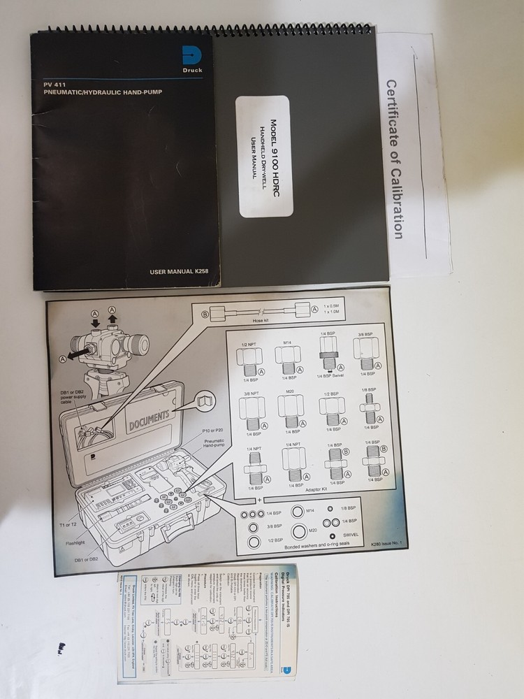 GE Druck MTC2000-X-X-DB1 Calibration Set