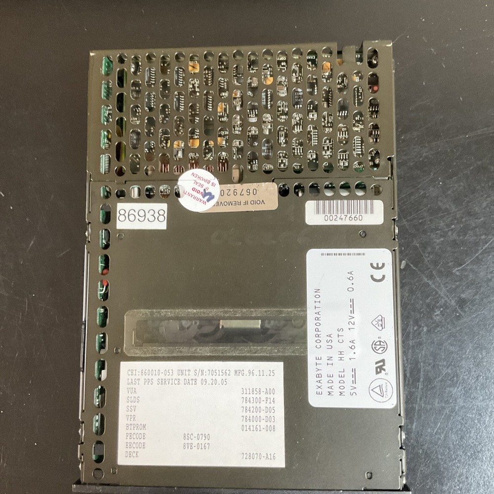 Exabyte HH Internal Tape Drive