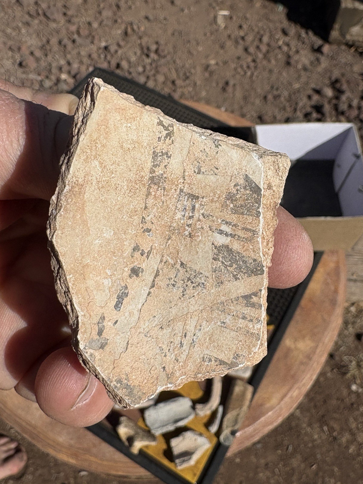 ☘️RR⚒: 10 Anasazi Pottery Shards, Handles/Ladle PCS, NE AZ.