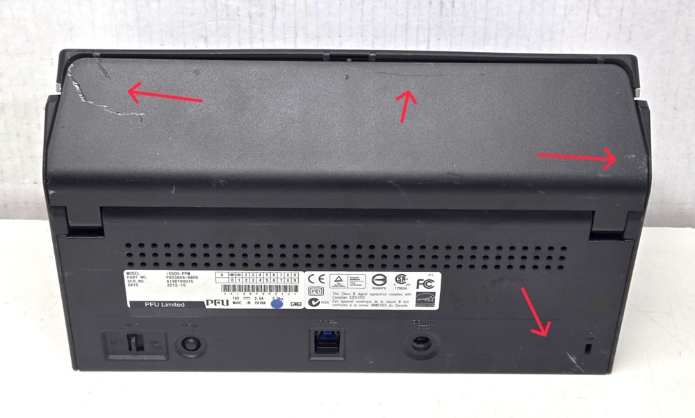 Fujitsu ScanSnap iX500 Wireless Image Scanner for PC & Mac Tested Working