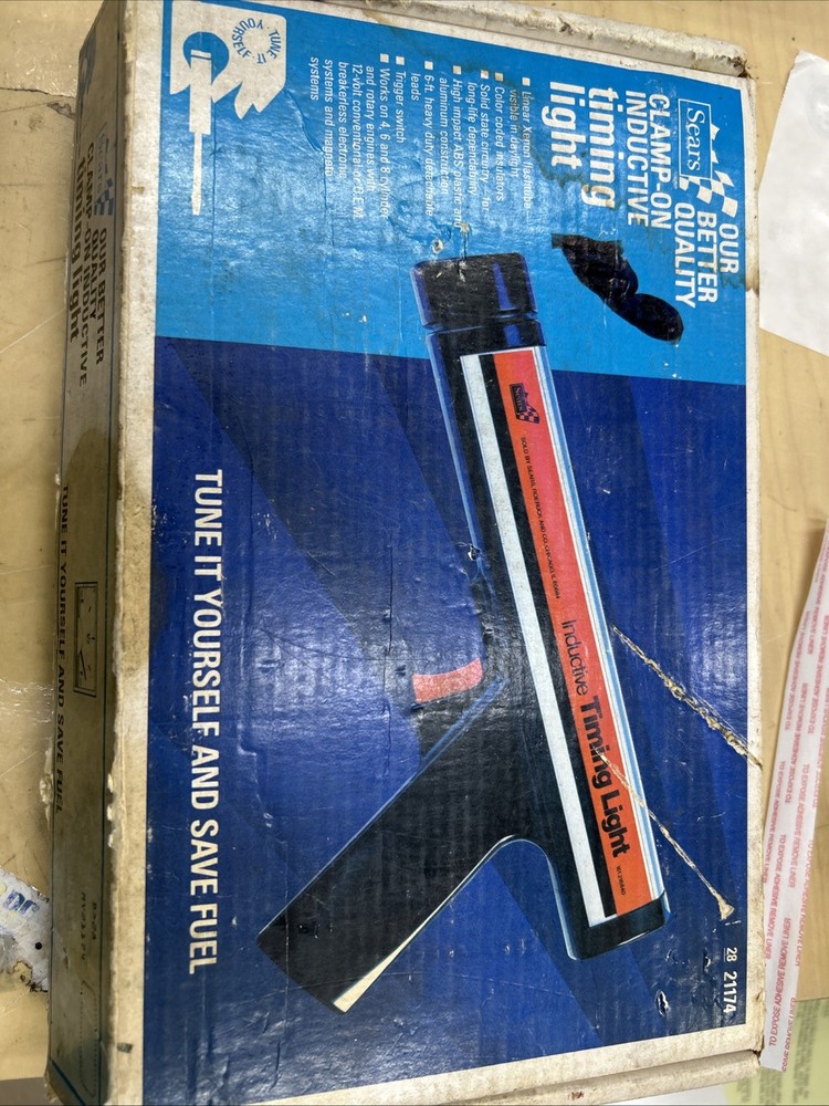 Sears Clamp-On Inductive Timing Light Model 28-21174 (TESTED)