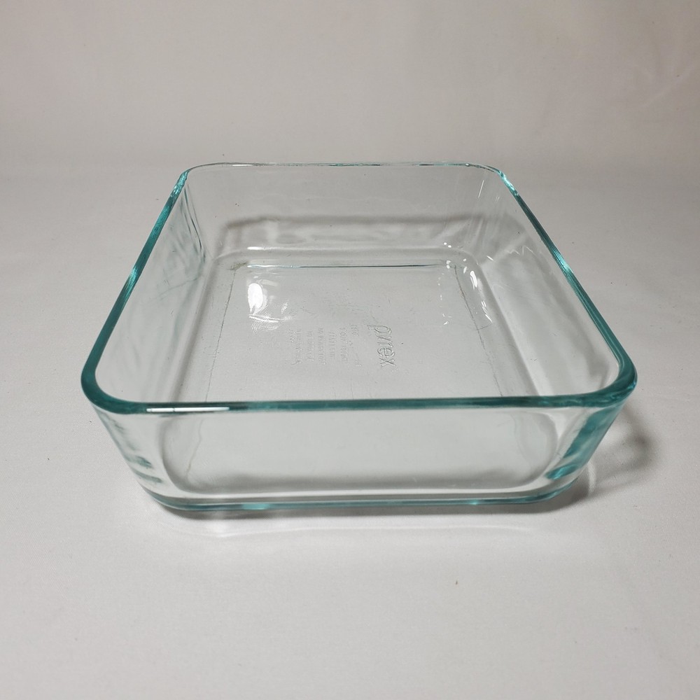PYREX USA Rectangular Baker Clear Tinted Glass 3 Cups Style 7210