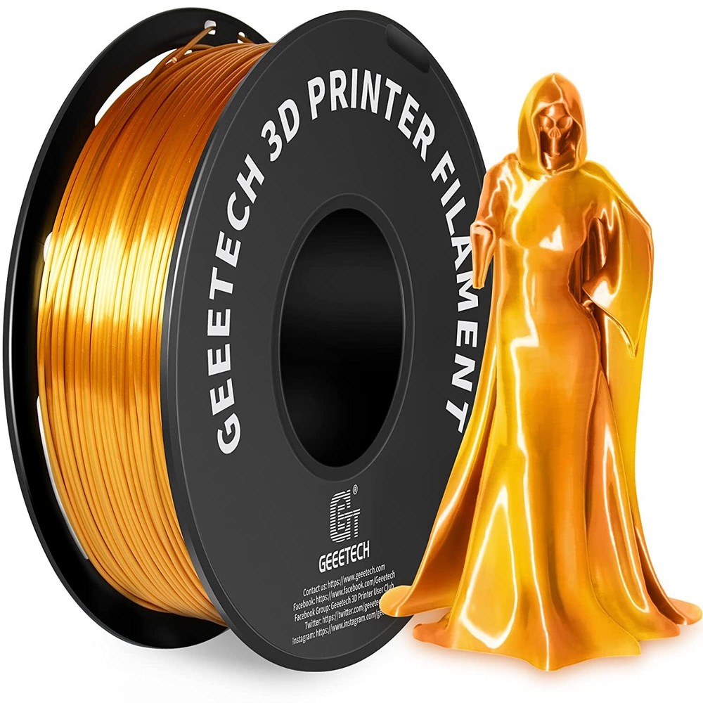 Geeetech Silk PLA 3D Printer Filament 1.75mm 1KG Multicolor For FDM 3D Printer