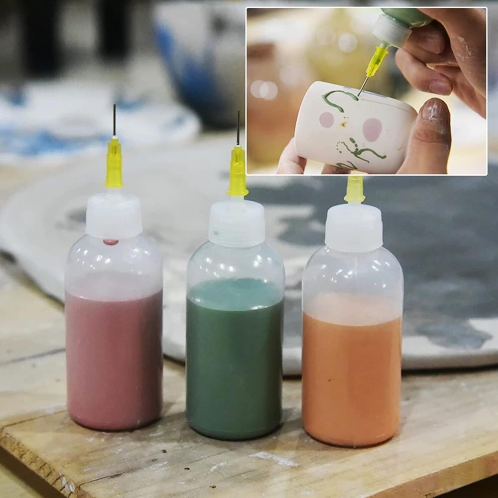 10Pack 30ml Precision Applicator Bottles,10Pcs Needle Tip Squeeze Bottle Squeeze