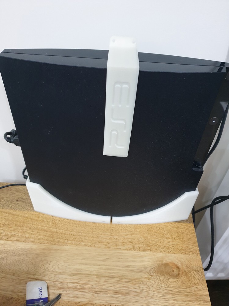 Sony PlayStation 3 PS3 Slim Wall Mount Case Large Mountable Display System Rack