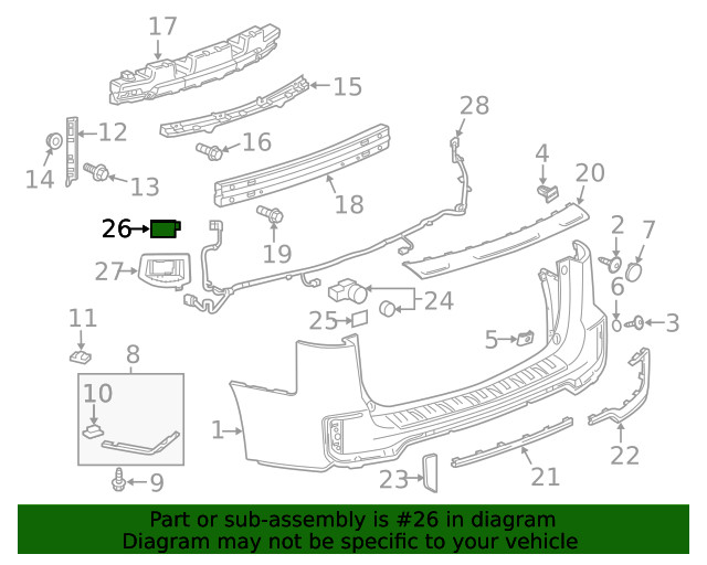 Genuine GM Side Obstacle Detection Control Module 84664804