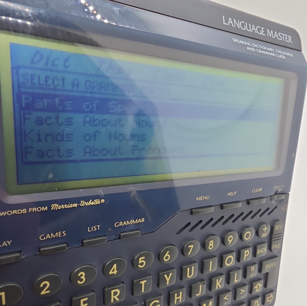 Franklin Language Master LM-6000 Speaking Dictionary, Thesaurus, Grammar Guide