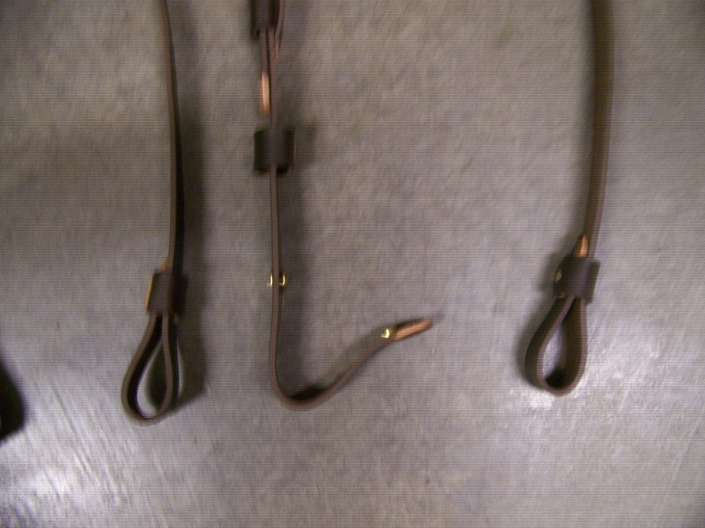 Leather Luggage Straps for Luggage Rack ~2 set~Dark Brown~Solid Brass Hardware