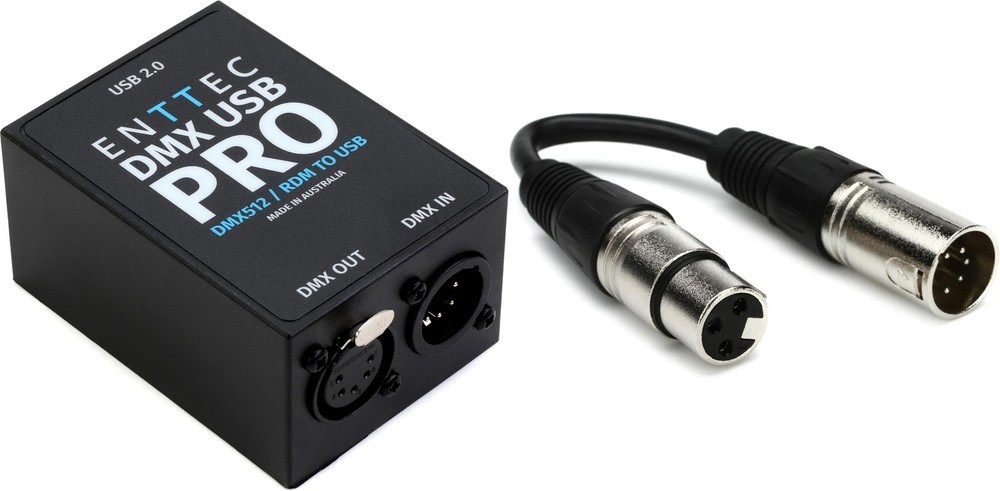 ENTTEC 70304 + Chauvet DJ DMX3F5M Value Bundle