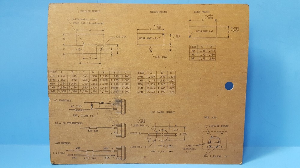 1pc- Panel Meter, MSQ-DMA-001-SP, MODUTEC, DC Milliamperes, 0-1