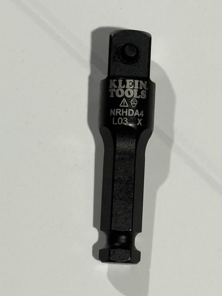 Klein Tools Single Ended Impact Adapter, NRHD4