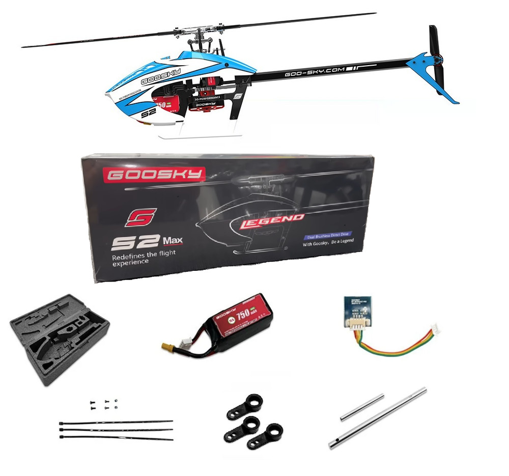 Goosky S2 Max Micro Electric RC Helicopter - Remote Control Helicopter Unassembl