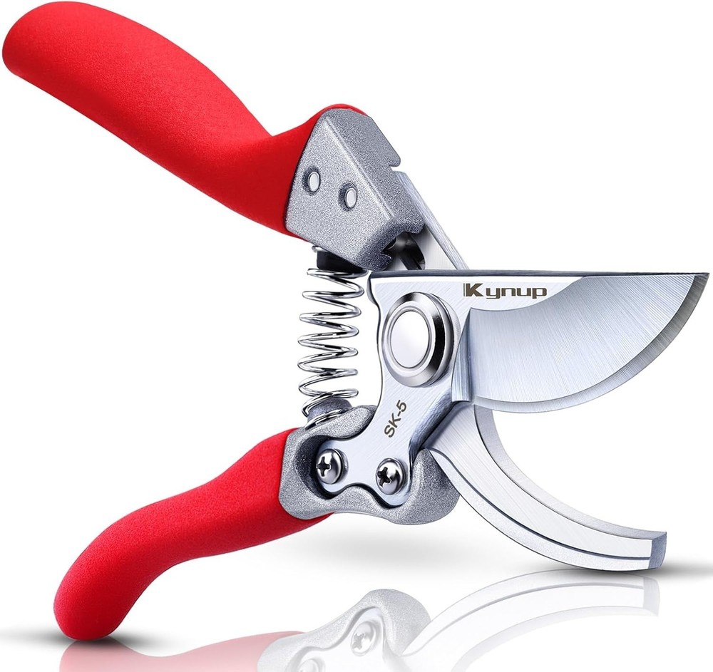 Kynup Pruning Shears Heavy Duty Garden Scissors Red