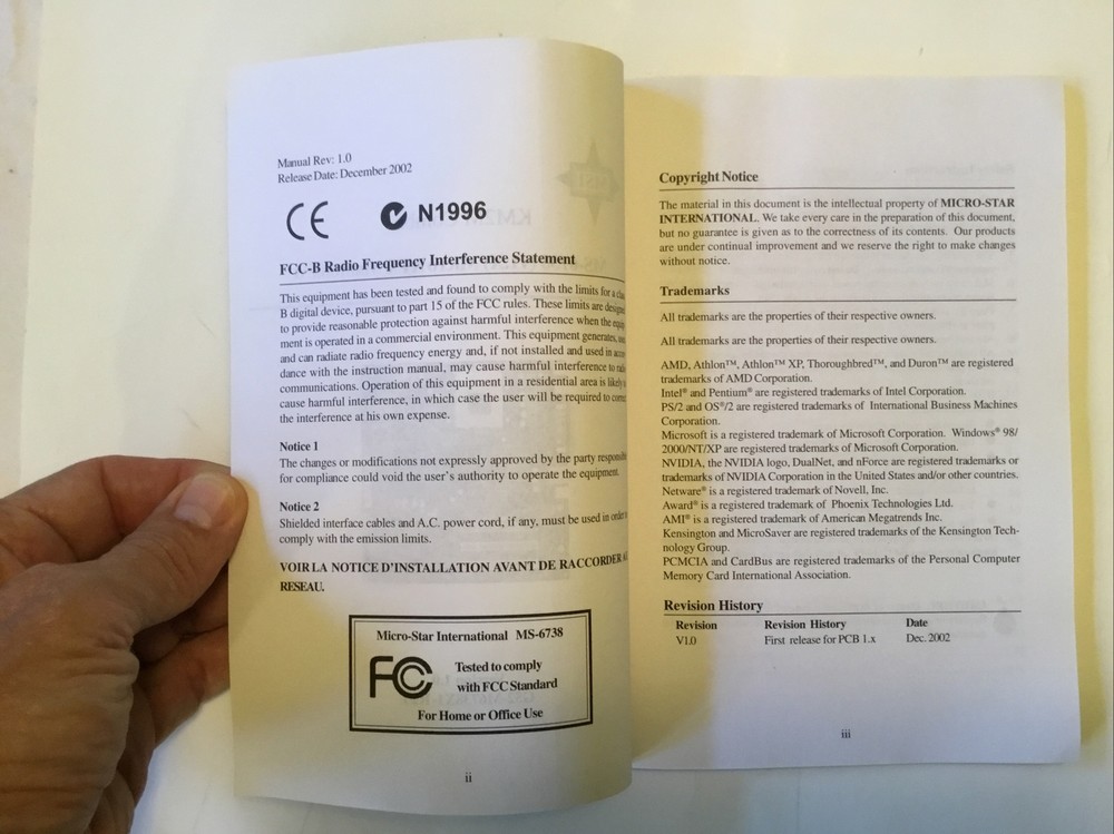 KM2M Combo Series AMD Athlon Qick User’s Guide