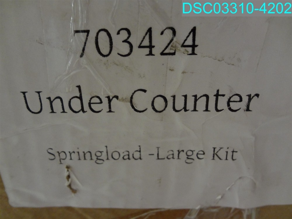 703424 UNDER COUNTER SPRINGLOAD LARGE KIT