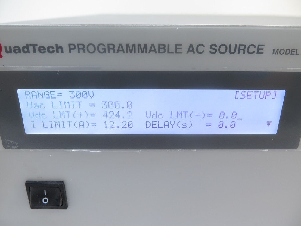 QuadTech Chroma 31015 Programmable AC Power Source 300V/1KHZ/1500VA