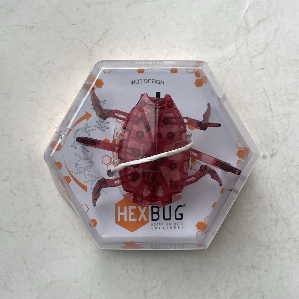 HEXBUG orange SCARAB Micro Robotic Creatures Battery Powered ROBOT /  Brand New