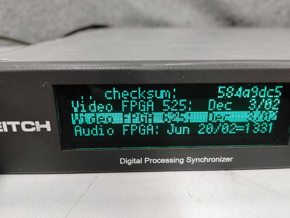 LEITCH DPS-575 9 DIGITAL MULTI CHANNEL PROCESSING SDI SYNCHRONIZER w PAL Option
