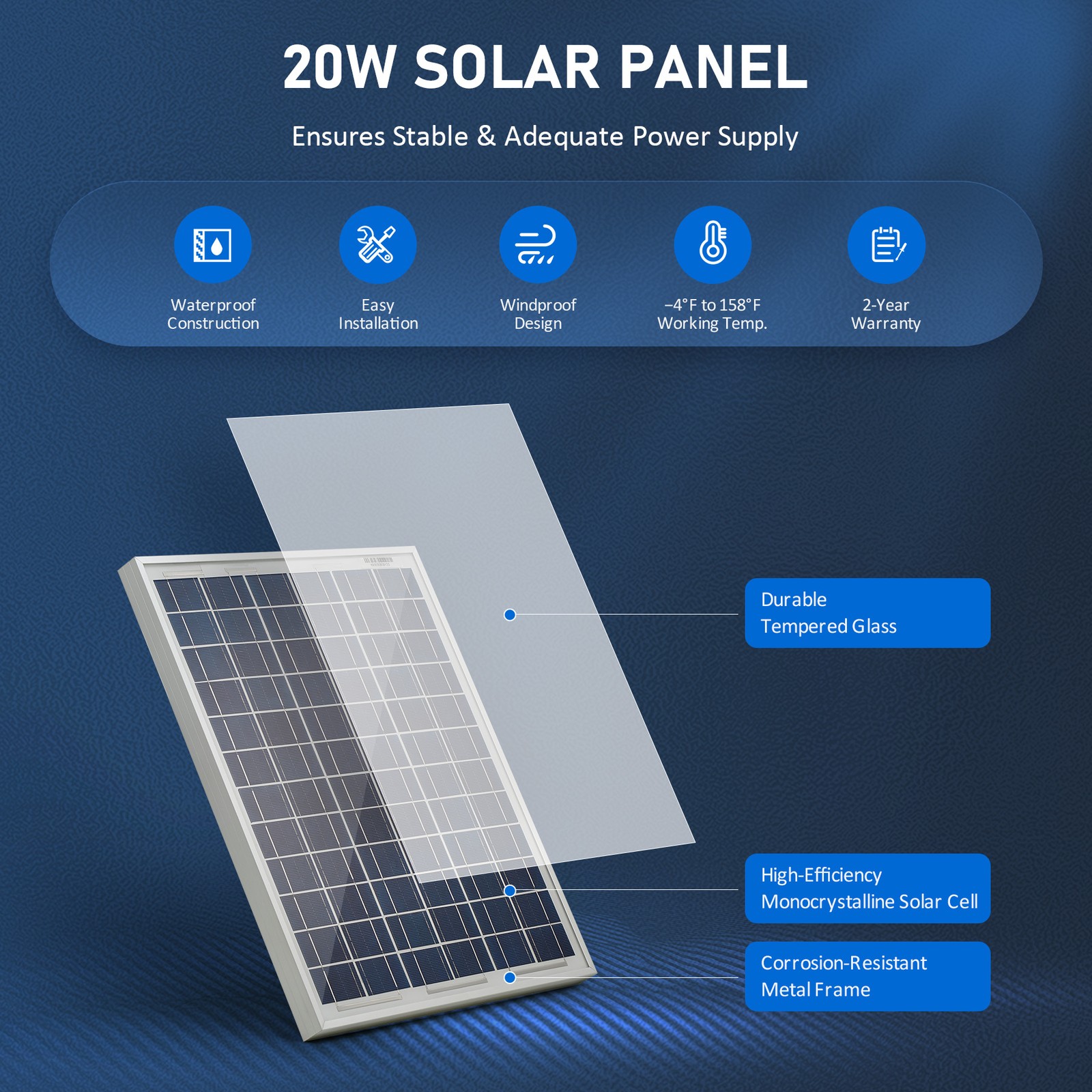 CO-Z Solar Powered Dual Swing Gate Opener for 660lb Home Driveway Garage Gates