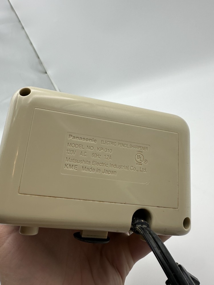 Vintage Panasonic Auto Stop Electric Pencil Sharpener