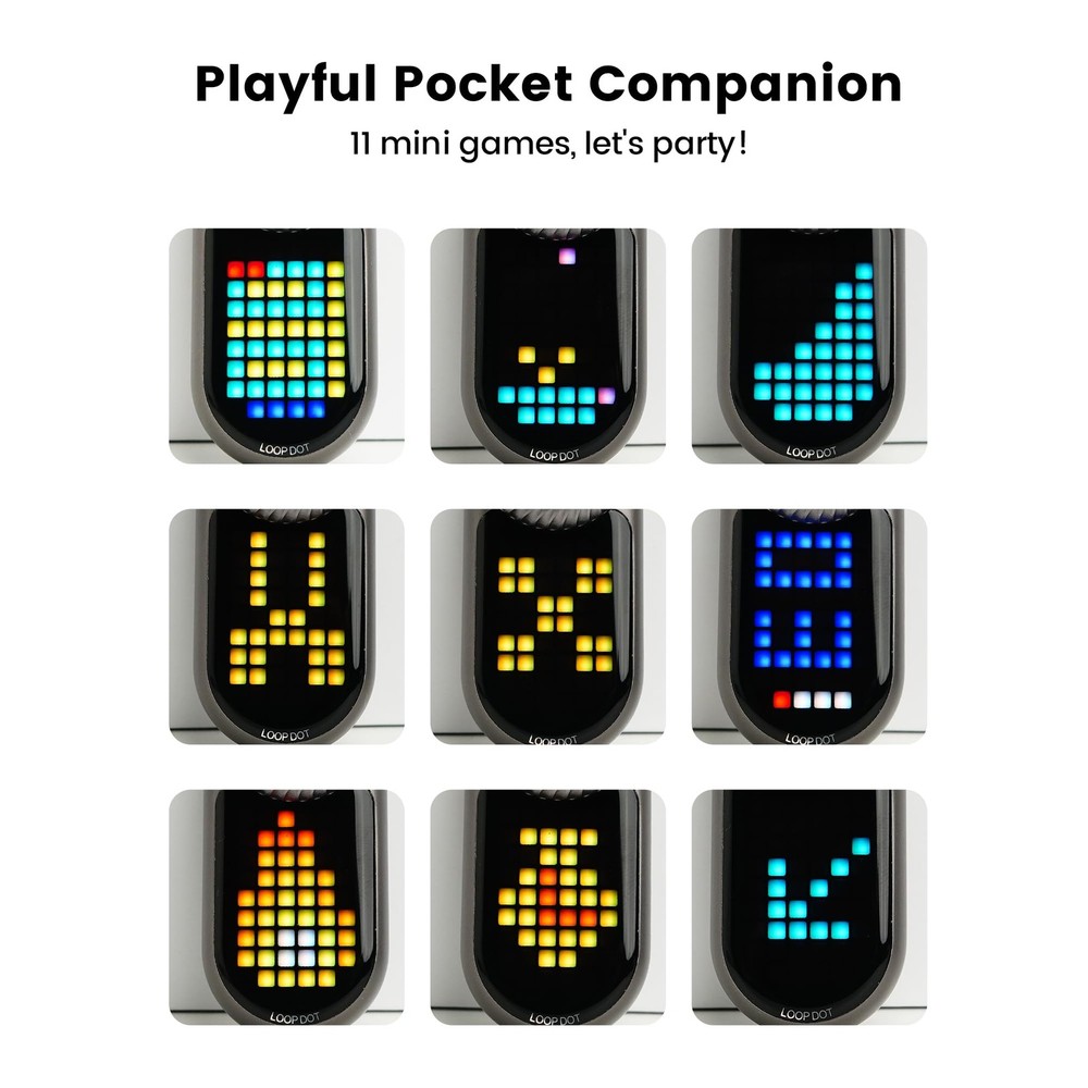LOOPDOT EDC Flashlight – Rechargeable Small and Powerful LED Flashlight with RGB