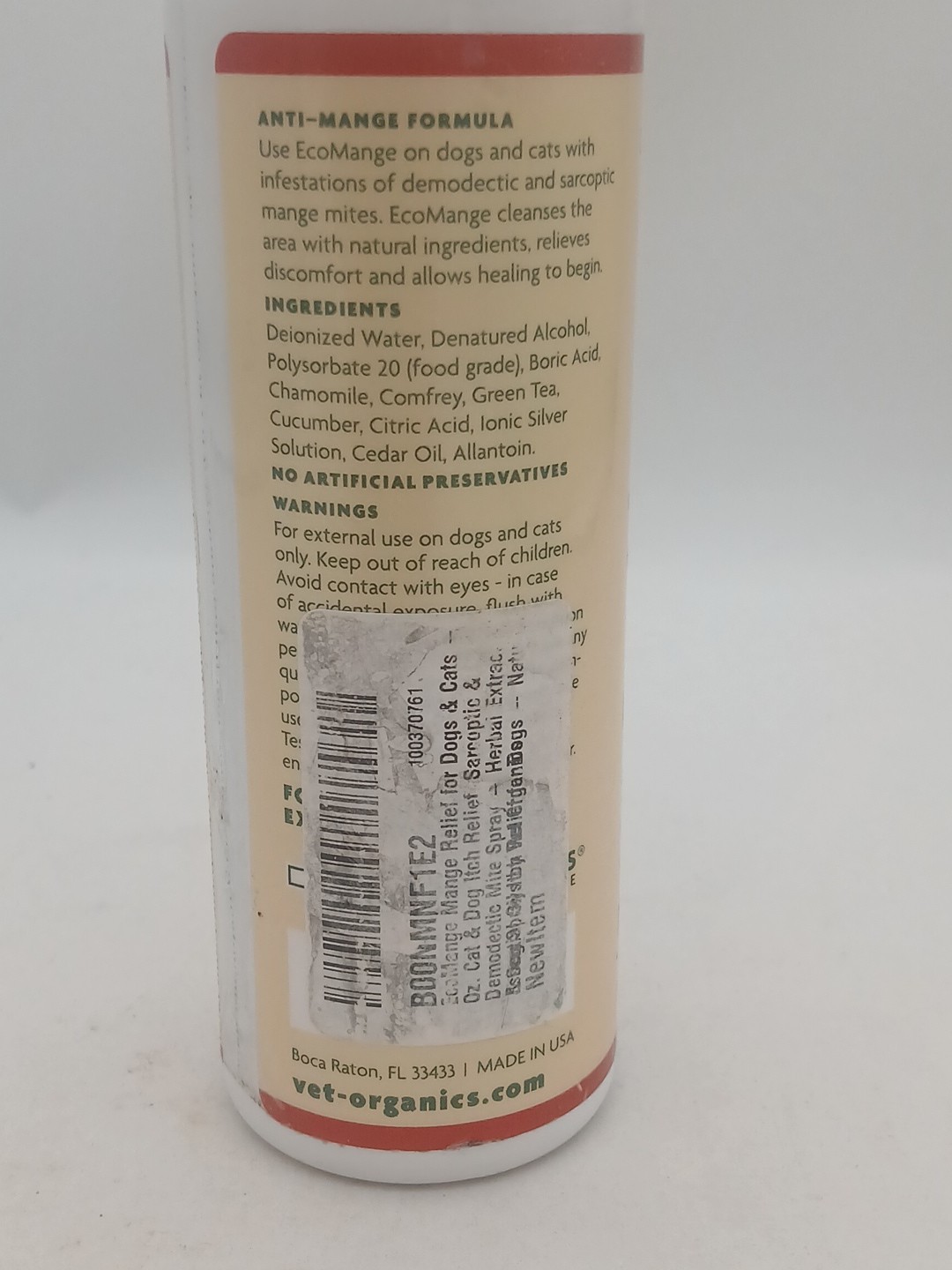 EcoMange Mange Treatment for Dogs & Cats