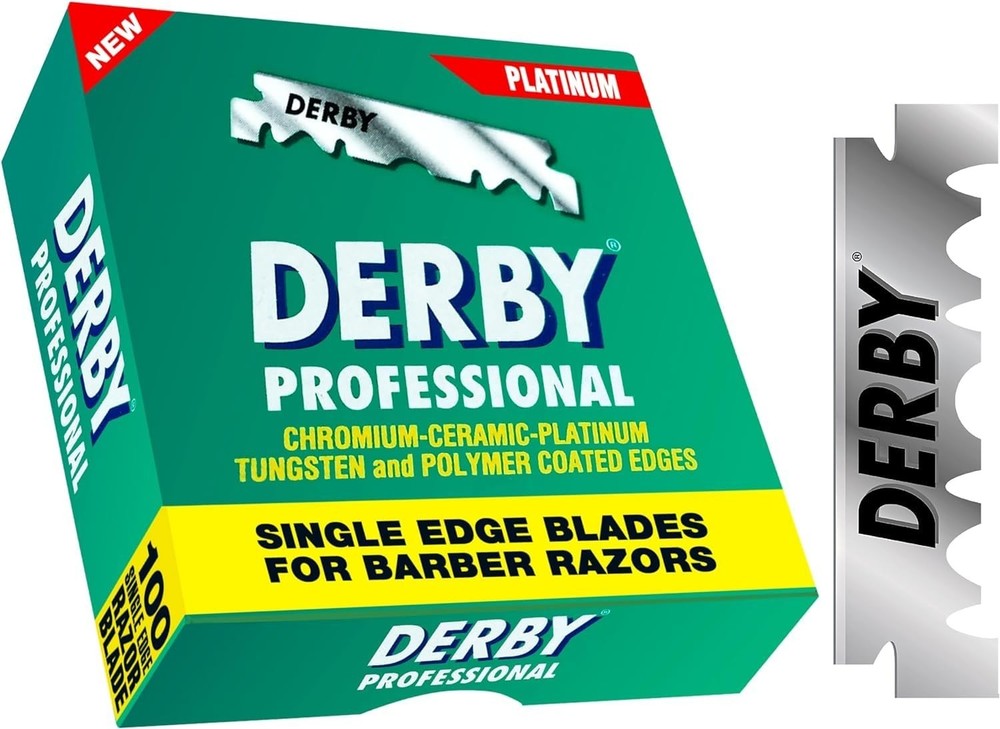 Superior Single Edge Razor Blades, 100 Count - Sharp & Durable for Smooth Shaves