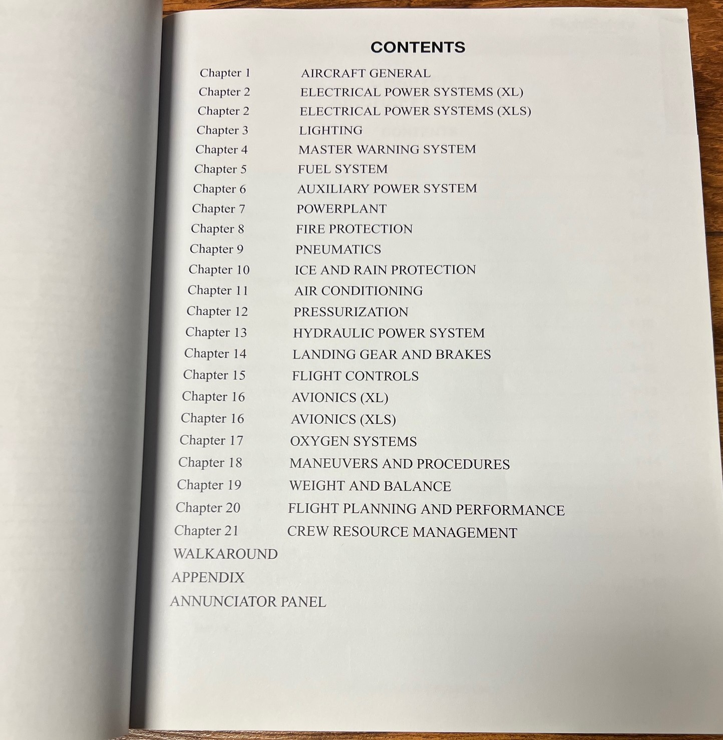 Cessna Citation XL/XLS Pilot Training Manual - approx. 600 pages