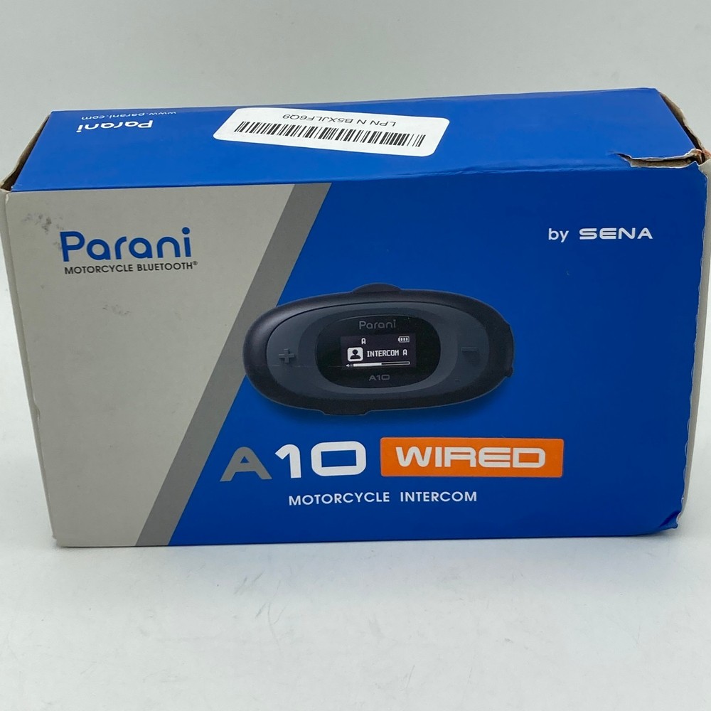 Sena Parani A10 Intercom Headset for Motorcycles (Wired Mic)