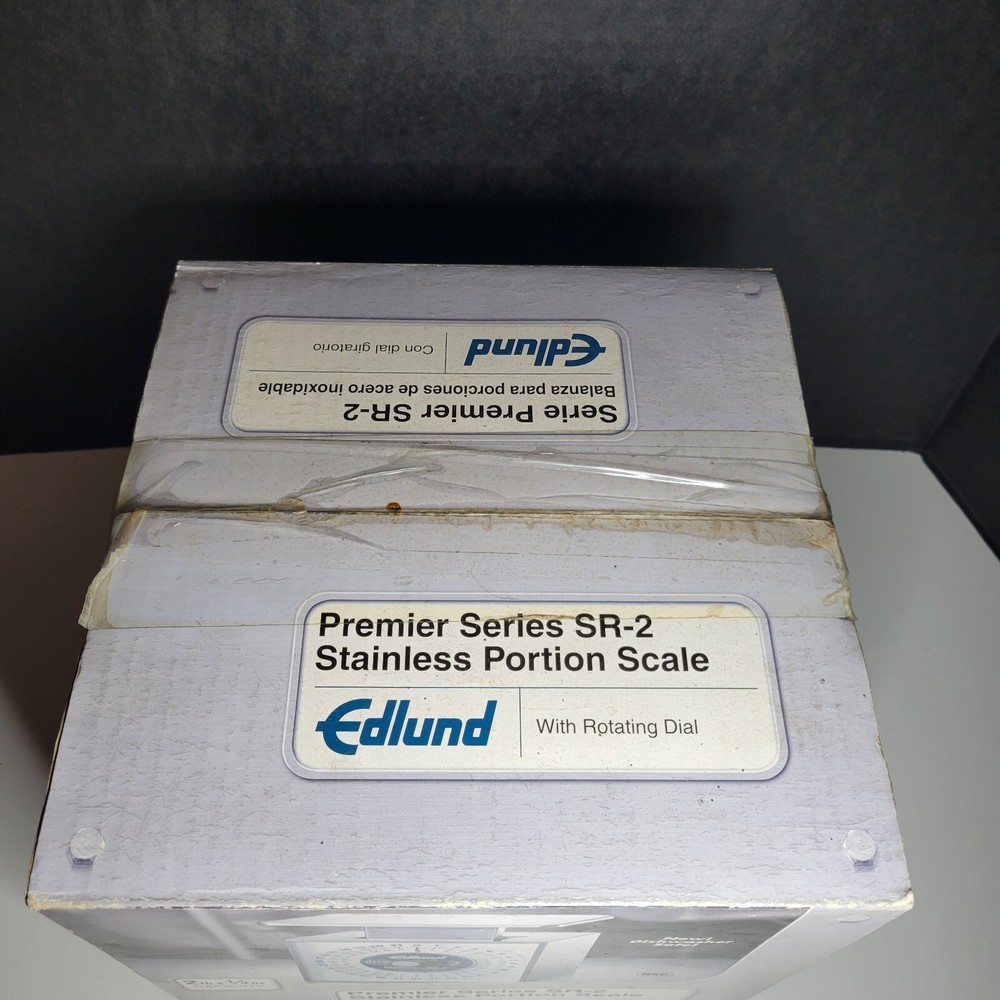 Edlund SR-2 Premier Series Rotating Dial Mechanical Stainless Portion Scale USA