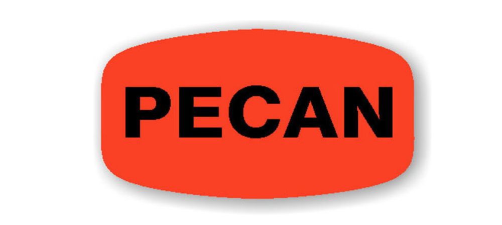 Pecan LABELS 1000 PER ROLL GREAT STICKERS