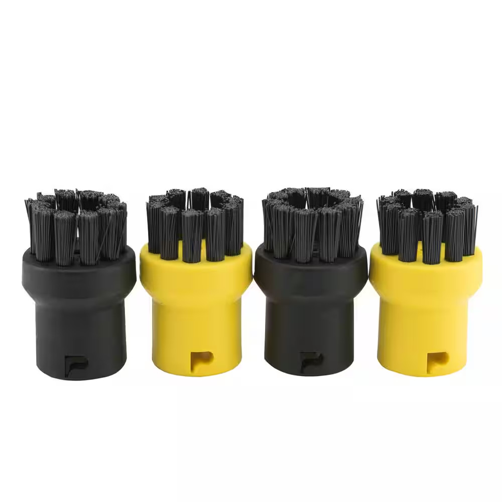 SC Steam Cleaner round Nylon Brush Set - 4-Pack