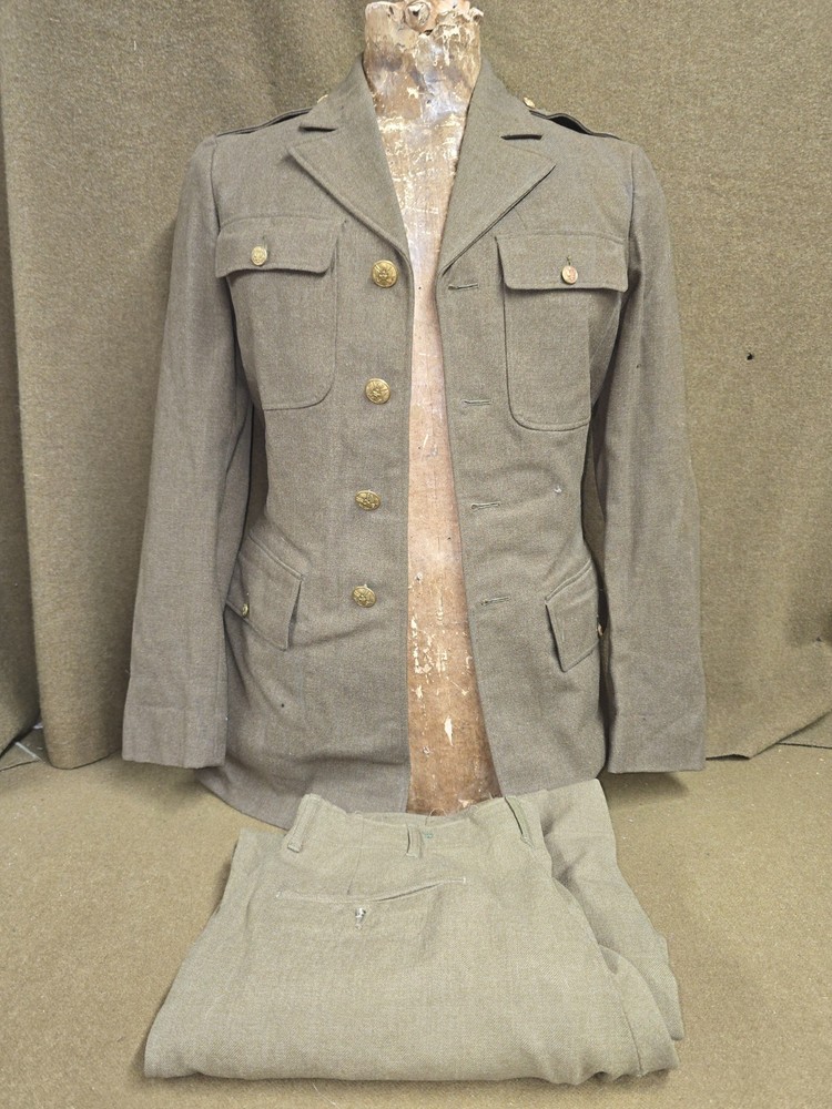 WWII US Army Jacket and Pants Set Dated 1940