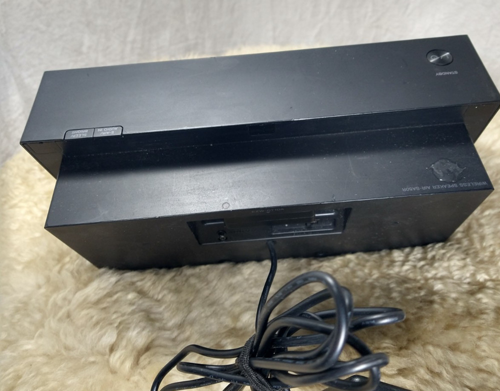 SONY DOCKING SPEAKER SYSTEM MODEL AIR-SA17Ti BLACK - GOOD CONDITION.
