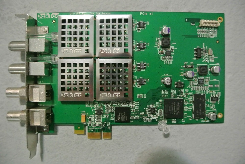 DEKTEC DTA-2136 DUAL QAM A/B/C RECEIVER FOR PCIe