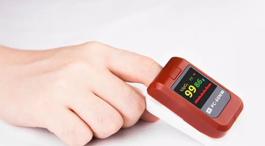 Fingertip Pulse Oximeter Finger Blood Oxygen Meter SpO2 PR Heart Rate Monitor