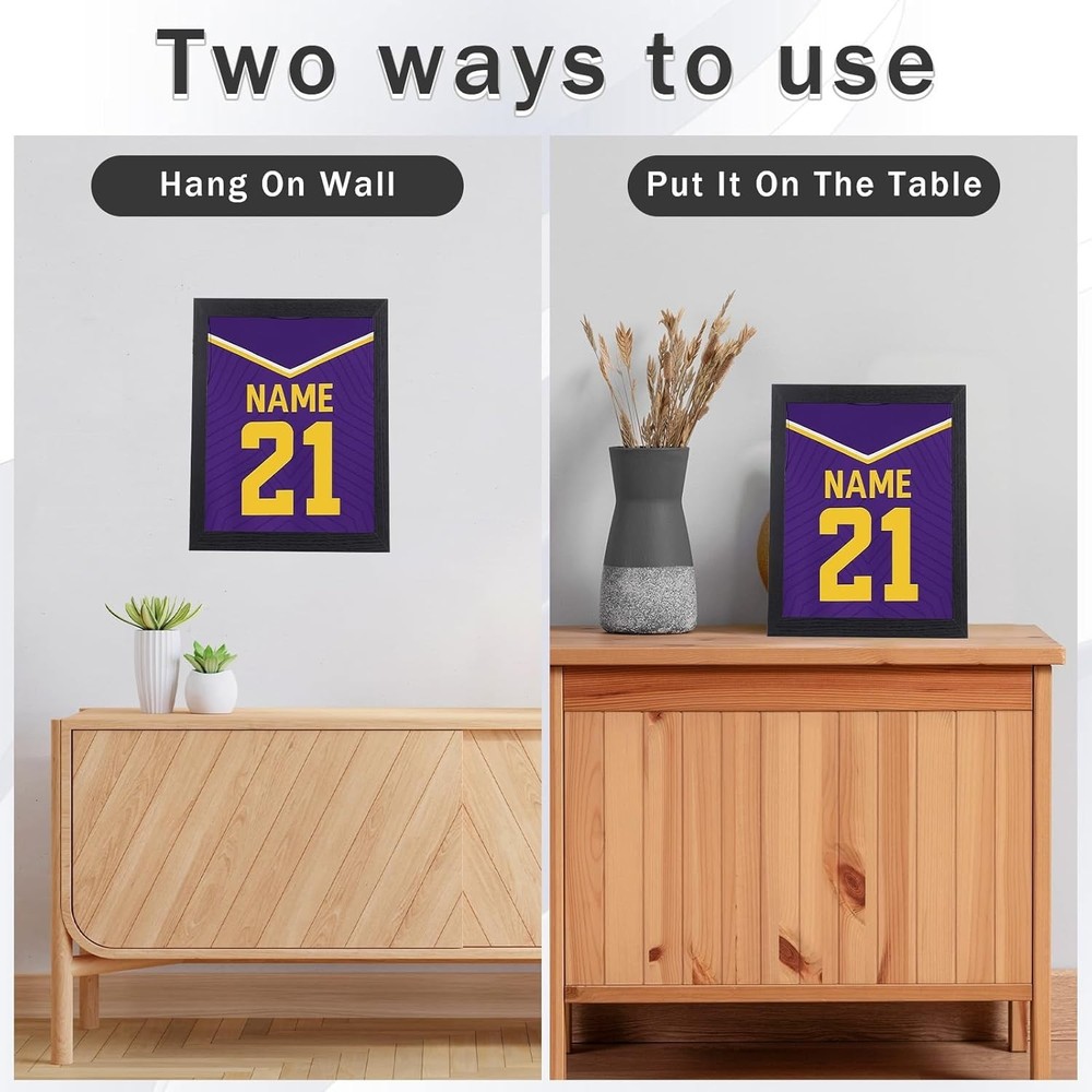 T Shirt Frames for Wall Display 18" X 14" Jersey Shadow Box Display Case for ...